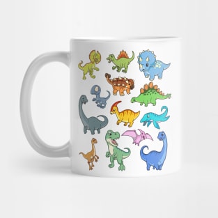 Many kawaii dinosaurs Mug